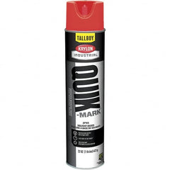 Krylon - 25 fl oz Red Marking Paint - 35 to 71 Sq Ft Coverage, Solvent-Based Formula - Americas Industrial Supply