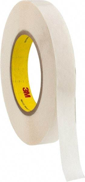 3M - 36 Yd Rubber Adhesive Double Sided Tape - 9 mil Thick, Polyethylene Film Liner - Americas Industrial Supply