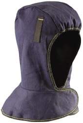 OccuNomix - Navy Blue, Underneath Hard Hat Winter Liner - Shoulder Cape Length, 2 Layer - Americas Industrial Supply