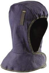 OccuNomix - Navy Blue, Underneath Hard Hat Winter Liner - Shoulder Cape Length, 2 Layer - Americas Industrial Supply
