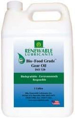 Renewable Lubricants - 1 Gal Bottle, Mineral Gear Oil - 24°F to 518°F, 252 St Viscosity at 40°C, 34 St Viscosity at 100°C, ISO 320 - Americas Industrial Supply