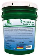 Renewable Lubricants - 5 Gal Pail, Mineral Gear Oil - 23°F to 250°F, 382 St Viscosity at 40°C, 49 St Viscosity at 100°C, ISO 460 - Americas Industrial Supply