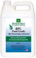 Renewable Lubricants - 1 Gal Bottle Thin Oily Film Penetrant/Lubricant - 0°F to 280°F, Food Grade - Americas Industrial Supply