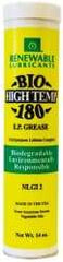 Renewable Lubricants - 14 oz Cartridge Biobased Extreme Pressure Grease - Green, Extreme Pressure & High Temperature, 285°F Max Temp, NLGIG 2, - Americas Industrial Supply