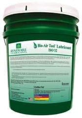 Renewable Lubricants - 5 Gal Pail, ISO 32, Air Tool Oil - -22°F to 250°, 29.33 Viscosity (cSt) at 40°C, 7.34 Viscosity (cSt) at 100°C, Series Bio-Air - Americas Industrial Supply