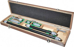 Mitutoyo - 4 to 36 Inch Range, Mechanical Inside Tubular Micrometer - 0.001 Inch Graduation, 0.00012+m+0.00004xR/20 Inch Accuracy - Americas Industrial Supply