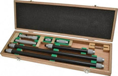 Mitutoyo - 4 to 52 Inch Range, Mechanical Inside Tubular Micrometer - 0.001 Inch Graduation, 0.00012+m+0.00004xR/20 Inch Accuracy - Americas Industrial Supply