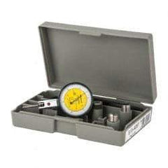 Mitutoyo - 0.03 Inch Range, 0.0005 Inch Dial Graduation, Horizontal Dial Test Indicator - 1.5748 Inch, 0-15-0; 0-35-0 Dial Reading, Accurate to 0.0005 Inch - Americas Industrial Supply