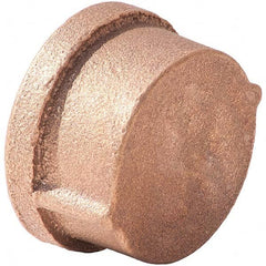 Merit Brass - Brass & Chrome Pipe Fittings Type: Cap Fitting Size: 3 - Americas Industrial Supply