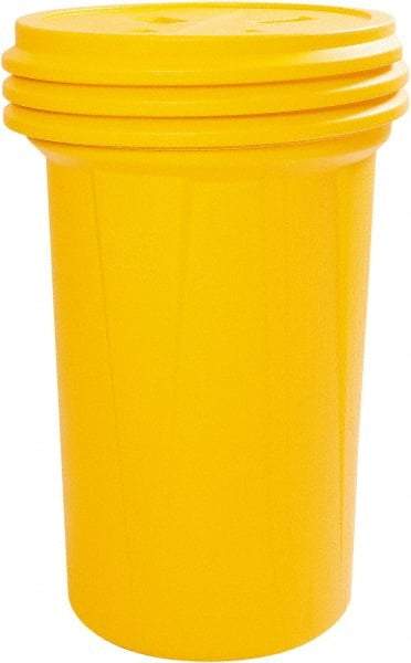 Eagle - 57 Gallon Closure Capacity, Screw On Closure, Yellow Overpack - 55 Gallon Container, HDPE, 550 Lb. Capacity, UN; DOT Listing - Americas Industrial Supply