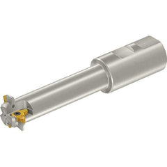 Vargus - 1.32" Cut Diam, 3-1/2" Max Depth of Cut, 1-1/4" Shank Diam, Internal/External Indexable Thread Mill - Insert Style 3LI, 3/8" Insert Size, 3 Inserts, Toolholder Style TM SC W, 6.22" OAL - Americas Industrial Supply