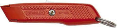 Stanley - Retractable Utility Knife - Orange Metal Handle, 1 Blade Included - Americas Industrial Supply