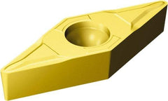 Sandvik Coromant - VBMT333 MF Grade 2015 Carbide Turning Insert - TiCN/Al2O3/TiN Finish, 35° Diamond, 3/8" Inscr Circle, 3/16" Thick, 3/64" Corner Radius - Americas Industrial Supply