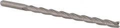 Accupro - 1/8", 1-7/8" LOC, 1/8" Shank Diam, 3" OAL, 3 Flute, Solid Carbide Square End Mill - Single End, Uncoated, Spiral Flute, 30° Helix, Centercutting, Right Hand Cut, Right Hand Flute, Series Miniature - Americas Industrial Supply
