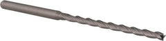 Accupro - 3/32", 1.4" LOC, 1/8" Shank Diam, 3" OAL, 3 Flute, Solid Carbide Square End Mill - Single End, Uncoated, Spiral Flute, 30° Helix, Centercutting, Right Hand Cut, Right Hand Flute, Series Miniature - Americas Industrial Supply