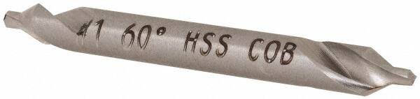 Hertel - #1 Plain Cut 60° Incl Angle Cobalt Combo Drill & Countersink - Americas Industrial Supply