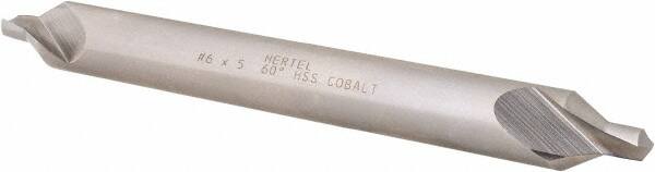 Hertel - #6 Plain Cut 60° Incl Angle Cobalt Combo Drill & Countersink - Americas Industrial Supply