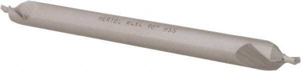 Hertel - #4 Plain Cut 90° Incl Angle High Speed Steel Combo Drill & Countersink - Americas Industrial Supply