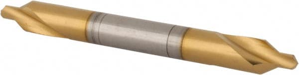 Hertel - #2 Plain Cut 60° Incl Angle High Speed Steel Combo Drill & Countersink - Americas Industrial Supply