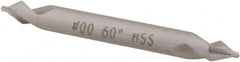 Hertel - #2/0 Plain Cut 60° Incl Angle High Speed Steel Combo Drill & Countersink - Americas Industrial Supply