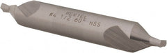 Hertel - #4-1/2 Plain Cut 60° Incl Angle High Speed Steel Combo Drill & Countersink - Americas Industrial Supply