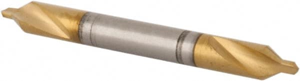 Hertel - #1/0 Plain Cut 60° Incl Angle High Speed Steel Combo Drill & Countersink - Americas Industrial Supply