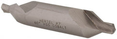 Hertel - #7 Plain Cut 60° Incl Angle Cobalt Combo Drill & Countersink - Americas Industrial Supply