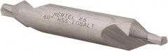 Hertel - #6 Plain Cut 60° Incl Angle Cobalt Combo Drill & Countersink - Americas Industrial Supply