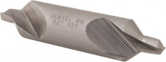 Hertel - #8 Plain Cut 82° Incl Angle High Speed Steel Combo Drill & Countersink - Americas Industrial Supply