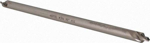 Hertel - #3 Plain Cut 90° Incl Angle High Speed Steel Combo Drill & Countersink - Americas Industrial Supply