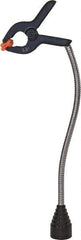 Mag-Mate - 31.75mm Long x 4" Wide x 330.2mm High Magnetic Indicator Base with Holders - 1-1/8" Base Diam, 20 Lb Magnetic Pull, 203.2mm Rod Length, Flexible Arm - Americas Industrial Supply