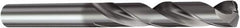 Sandvik Coromant - 12.2mm 140° Solid Carbide Jobber Drill - TiAlN Finish, Right Hand Cut, Spiral Flute, Straight Shank, 4.8819" OAL, Split Point - Americas Industrial Supply