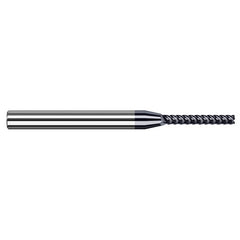 Variable Helix End Mills for Medium Alloy Steels - Finishers - 0.700mm Cutter Diameter × 2.100mm Length of Cut Carbide Square End Mill Finisher for Medium Alloy Steels, 4 Flutes, AlTiN Nano Coated