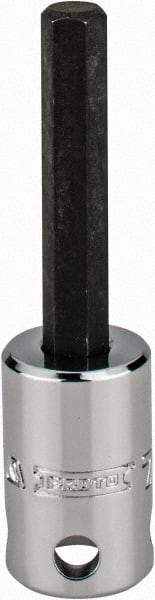 Proto - 3/8" Drive, 7mm Hex Bit Socket - 2-23/32" OAL, 1-5/8" Bit Length, Tethered - Americas Industrial Supply