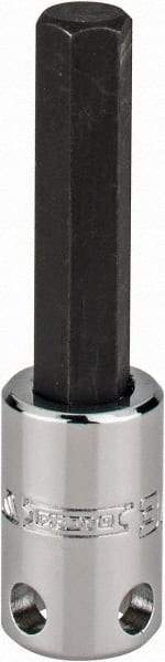 Proto - 3/8" Drive, 3/8" Hex Bit Socket - 2-23/32" OAL, 1-5/8" Bit Length, Tethered - Americas Industrial Supply