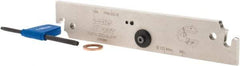 Iscar - 1.26" Blade Height, 0.205" Blade Width, 6.2992" OAL, Neutral Cut, Double End Indexable Cut-Off Blade - TGFH Blade, JetHPLine, Tang-Grip Series - Americas Industrial Supply