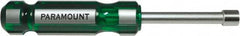 Paramount - 11/32" Solid Shaft Nutdriver - Color Coded Handle, 7-1/8" OAL - Americas Industrial Supply