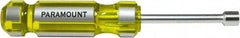 Paramount - 5/16" Solid Shaft Nutdriver - Color Coded Handle, 7-1/8" OAL - Americas Industrial Supply