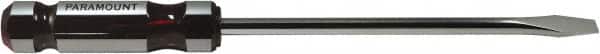 Paramount - Standard Slotted Screwdriver - Round Shank, Acetate Handle - Americas Industrial Supply
