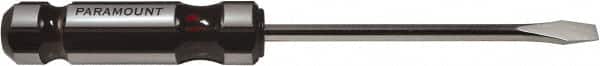 Paramount - Standard Slotted Screwdriver - Round Shank, Acetate Handle - Americas Industrial Supply