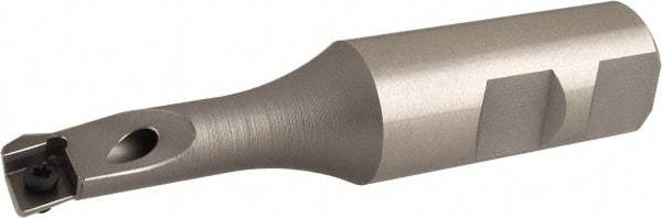 Hertel - 9.75mm Min Bore Diam, 75mm OAL, 16mm Shank Diam, Indexable Boring Bar - 30mm Max Bore Depth - Americas Industrial Supply