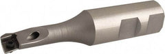Hertel - 9.75mm Min Bore Diam, 75mm OAL, 16mm Shank Diam, Indexable Boring Bar - 30mm Max Bore Depth - Americas Industrial Supply