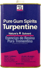 Klean-Strip - 1 Qt Turpentine - 859 gL VOC Content, Comes in Metal Can - Americas Industrial Supply