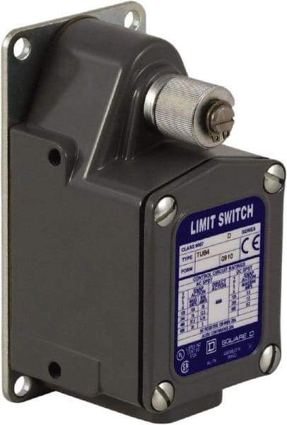 Square D - SPDT, 600 VAC, Screw Terminal, Rotary Spring Return Actuator, General Purpose Limit Switch - 1, 2, 4, 12, 13 NEMA Rating, IP67 IPR Rating - Americas Industrial Supply