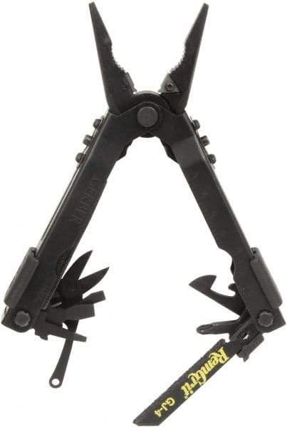 Gerber - 11 Tool Bladeless Multi-Tool - 9-1/4" OAL, 5-3/64" Closed Length - Americas Industrial Supply