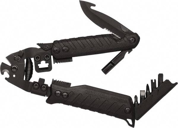 Gerber - 13 Piece, Cable/Communications Multi-Tool Set - Black, 7-1/2" OAL - Americas Industrial Supply