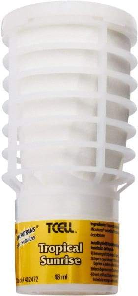 Rubbermaid - 48 mL Air Freshener Dispenser Refill - Tropical, Compatible with TCell Odor Control System Dispensers - Americas Industrial Supply