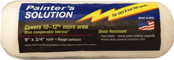 Wooster Brush - 3/4" Nap, 9" Wide Paint Roller Cover - Rough Texture, Woven - Americas Industrial Supply