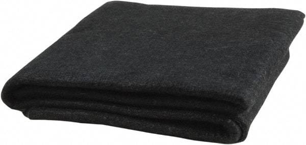 Steiner - 6' High x 6' Wide x 0.15" Thick Carbonized Fiber Welding Blanket - Black - Americas Industrial Supply