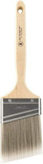 Wooster Brush - 3" Angled Synthetic Sash Brush - 2-15/16" Bristle Length, 7.13" Wood Fluted Handle - Americas Industrial Supply